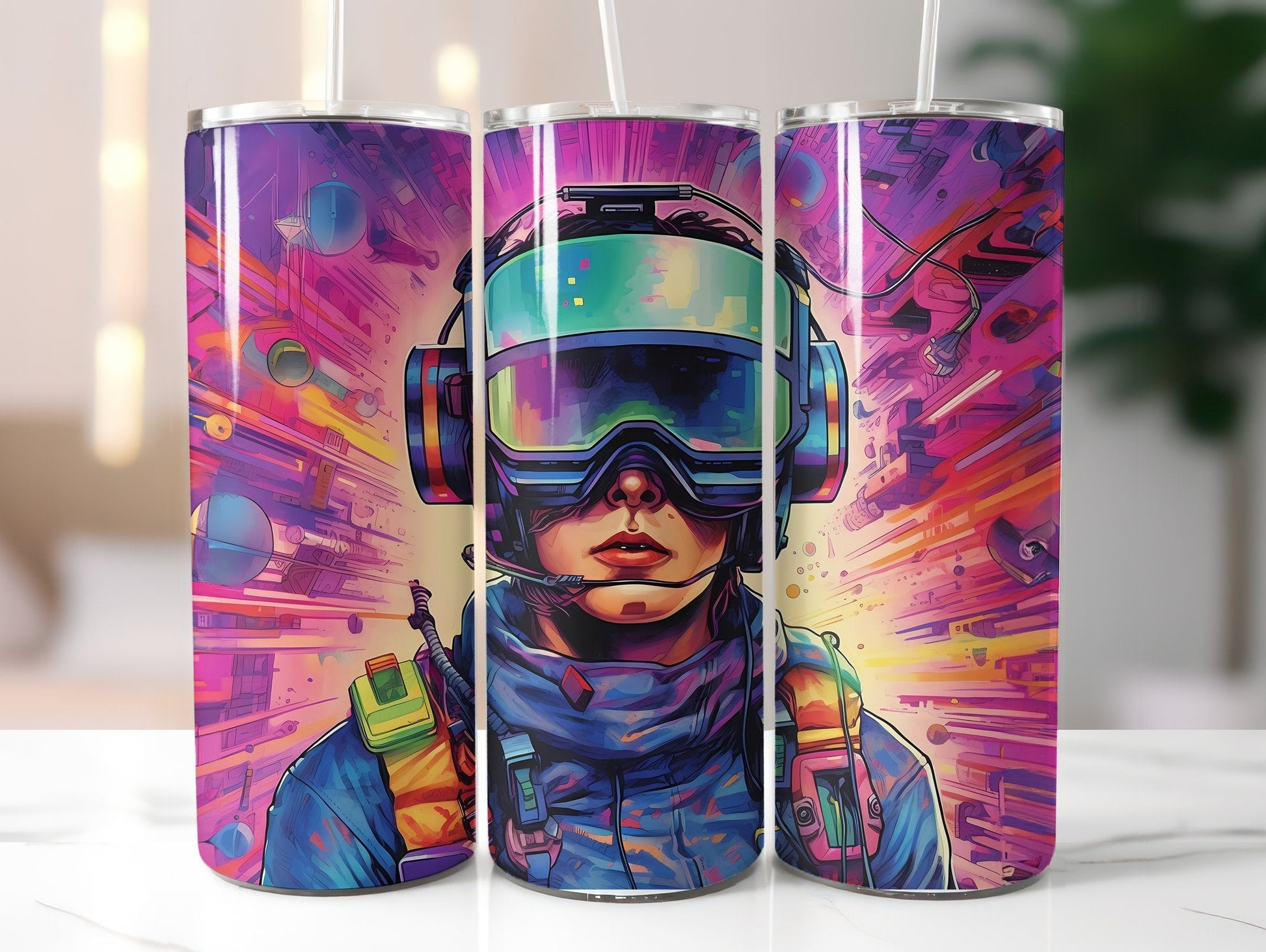 Cyberpunk Tumbler Wrap - CraftNest