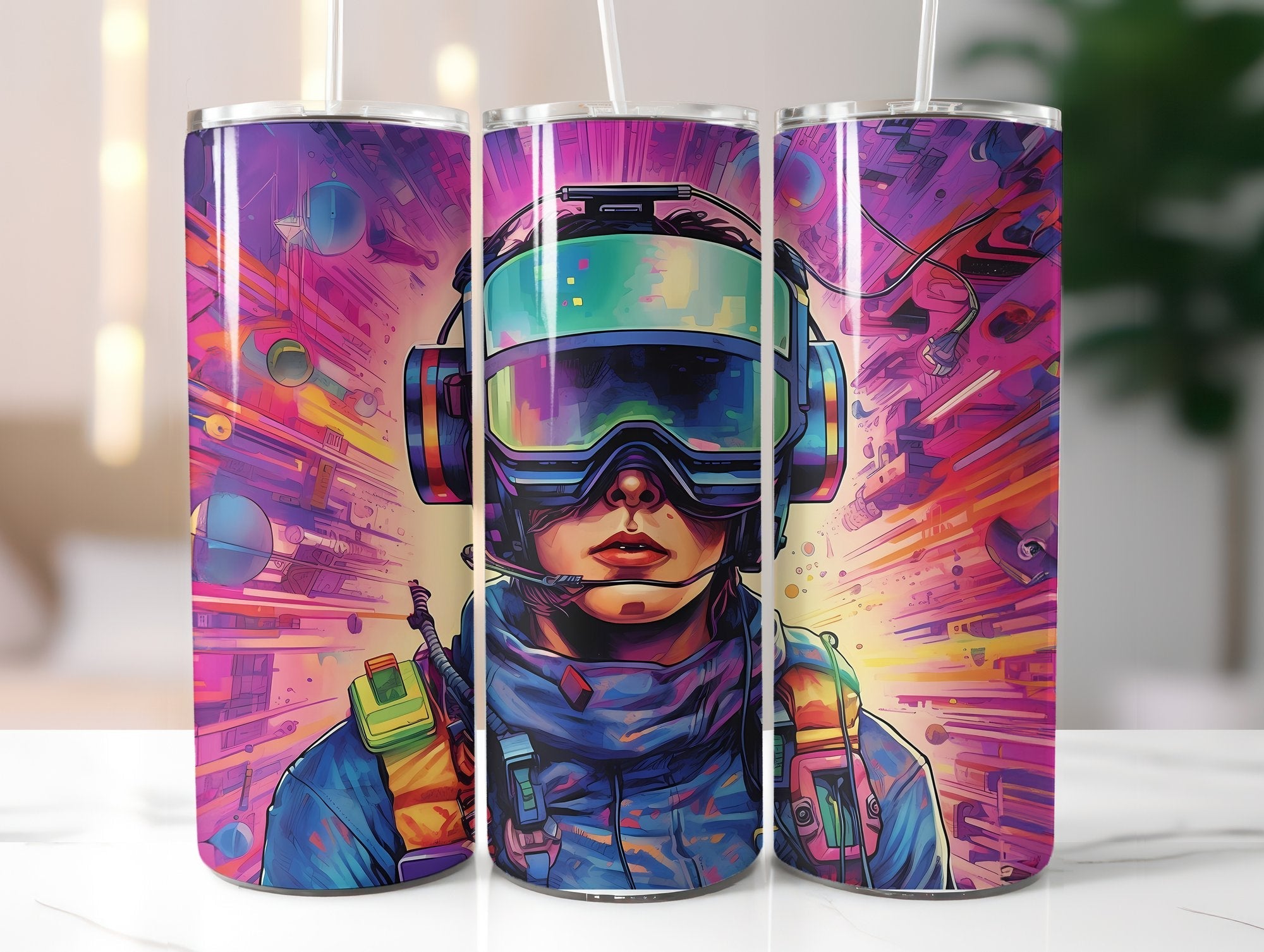Cyberpunk Tumbler Wrap - CraftNest