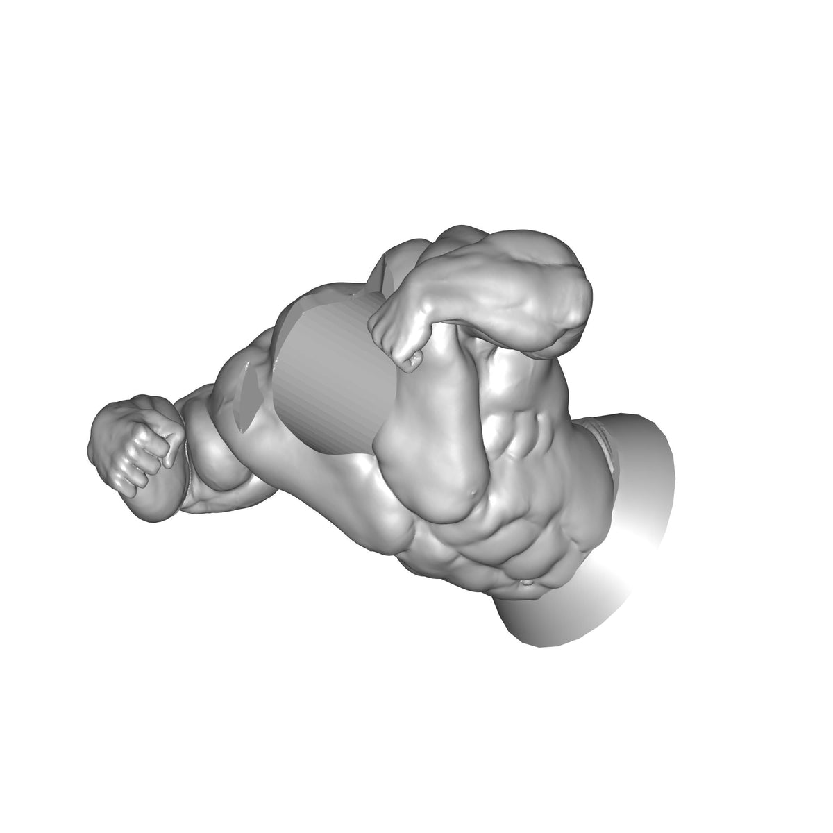 Bodybuilder Pen Stand Print STL File