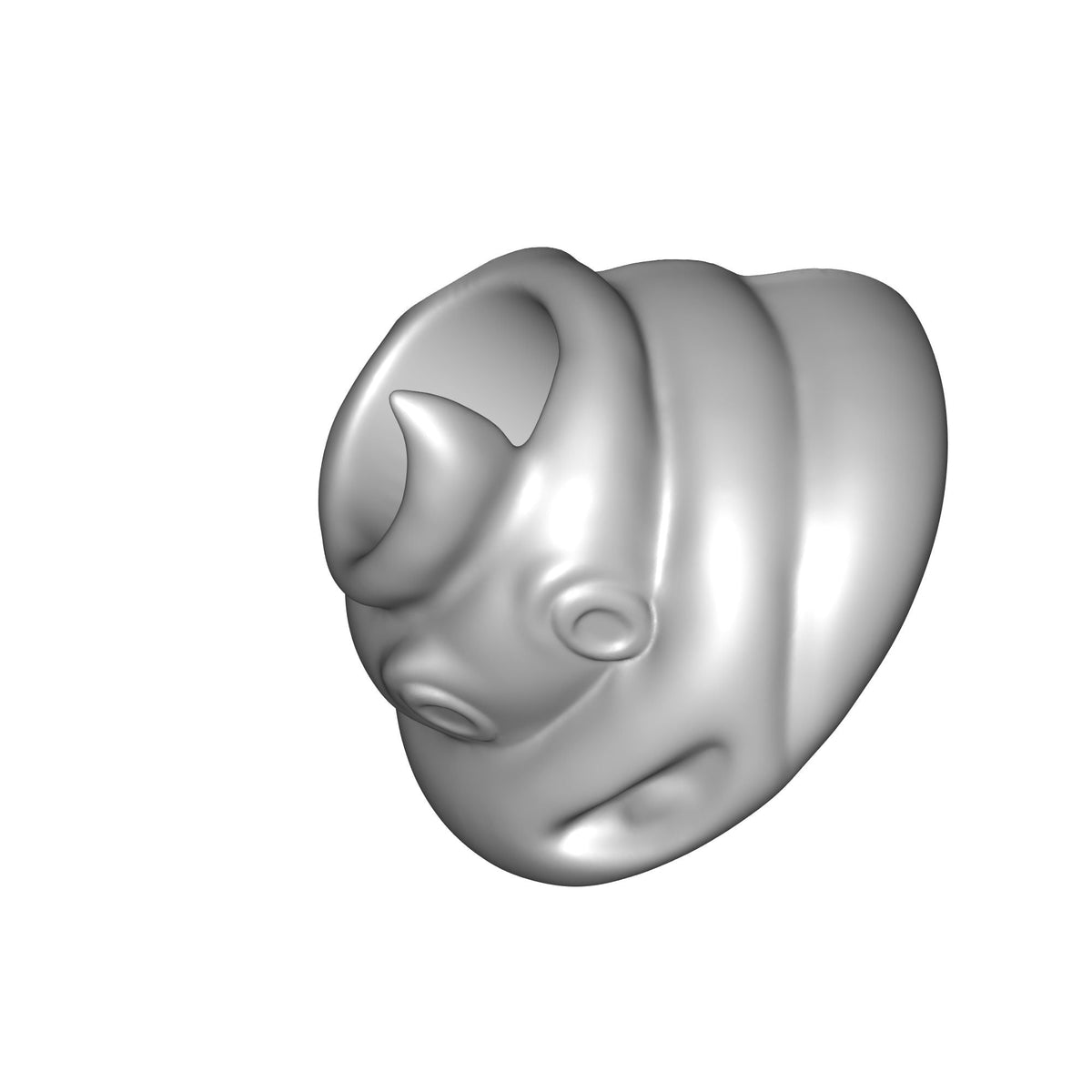 3D Emoji Print STL File