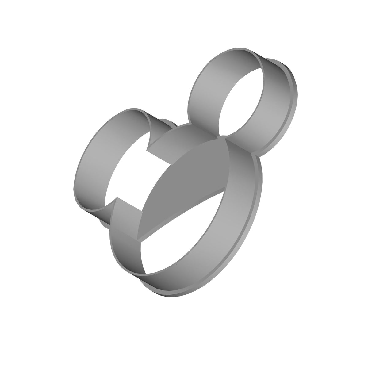 Mickey Mouse Head Model Print STL File