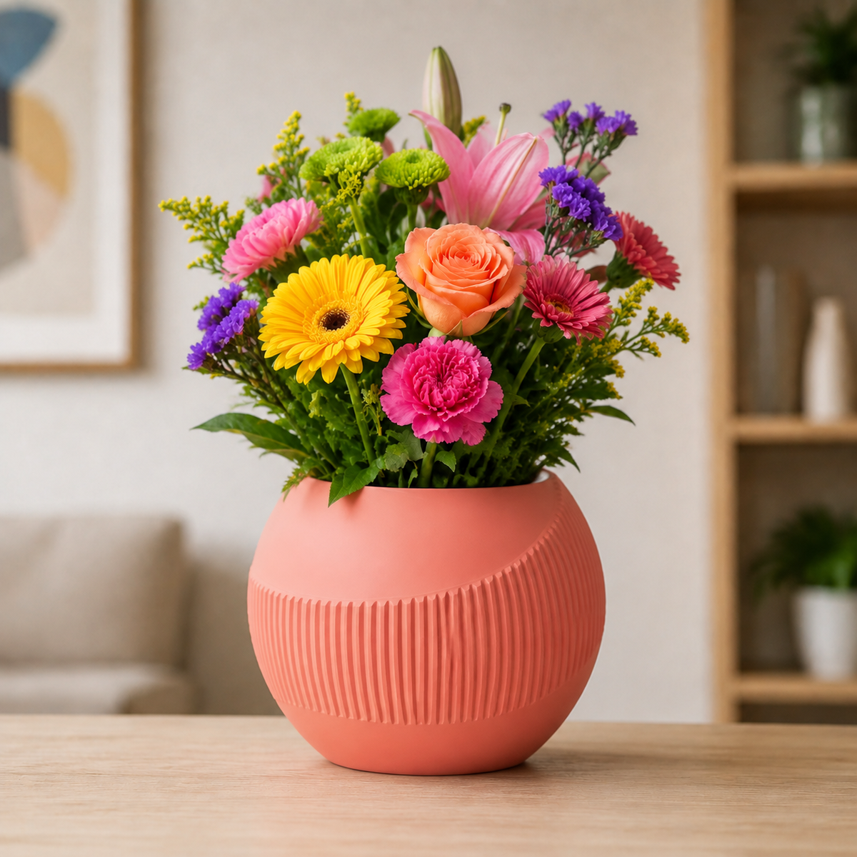 Modern Vase Planter Pot Medium Print STL File