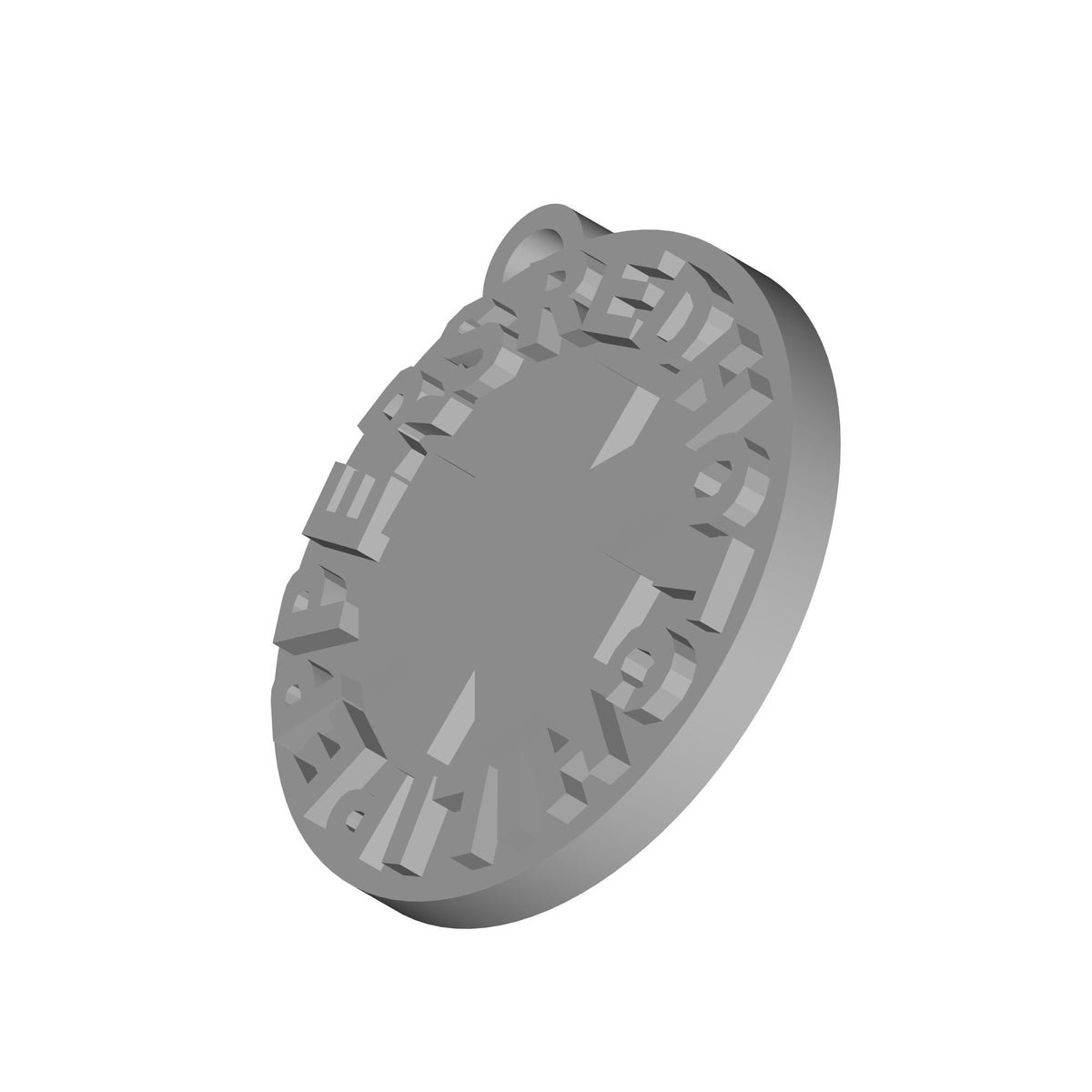 Red Hot Chili Peppers Logo Keychain Print STL File