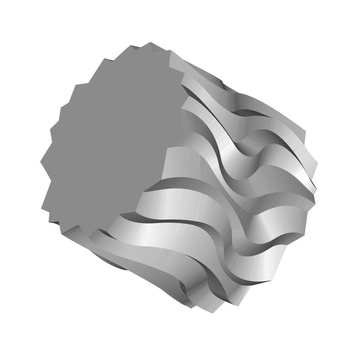 Distortion Decorative Vase Print STL File