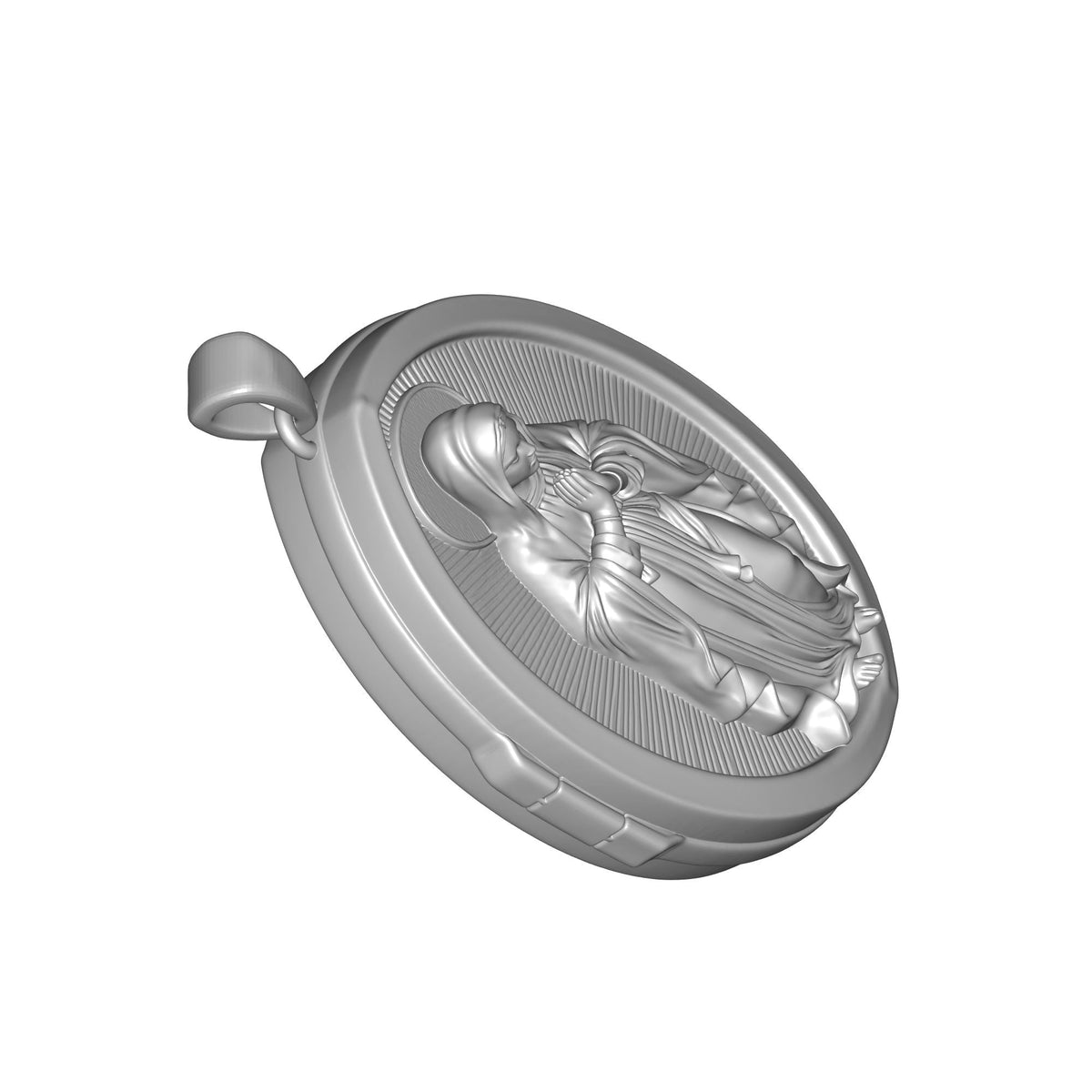 Gold Pendant 3D Printable Model Print STL File