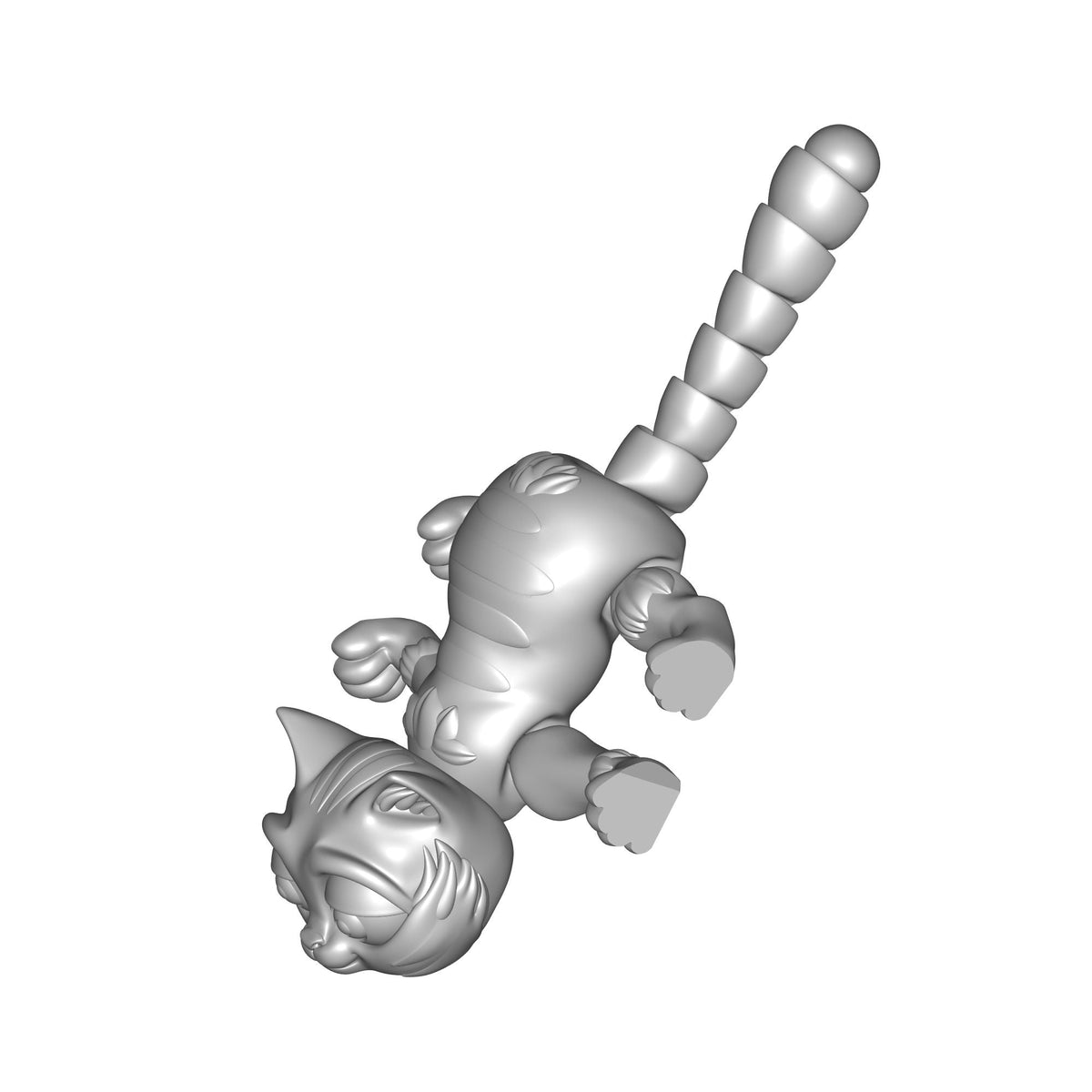 Articulated Flexi Kitten Print STL File