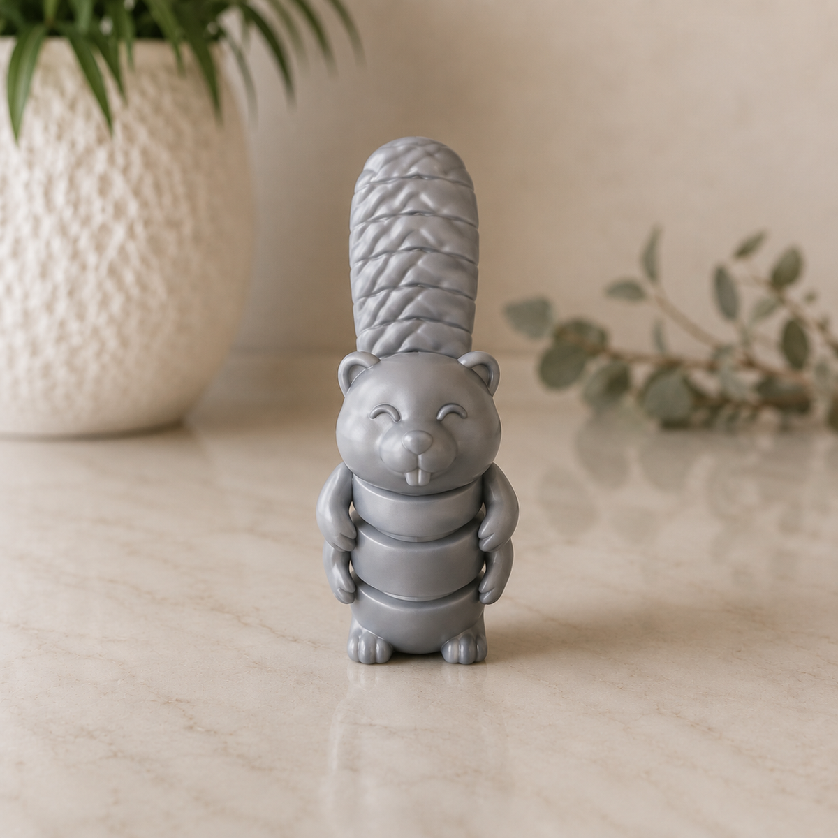 Articulated Flexi Beaver Print STL File