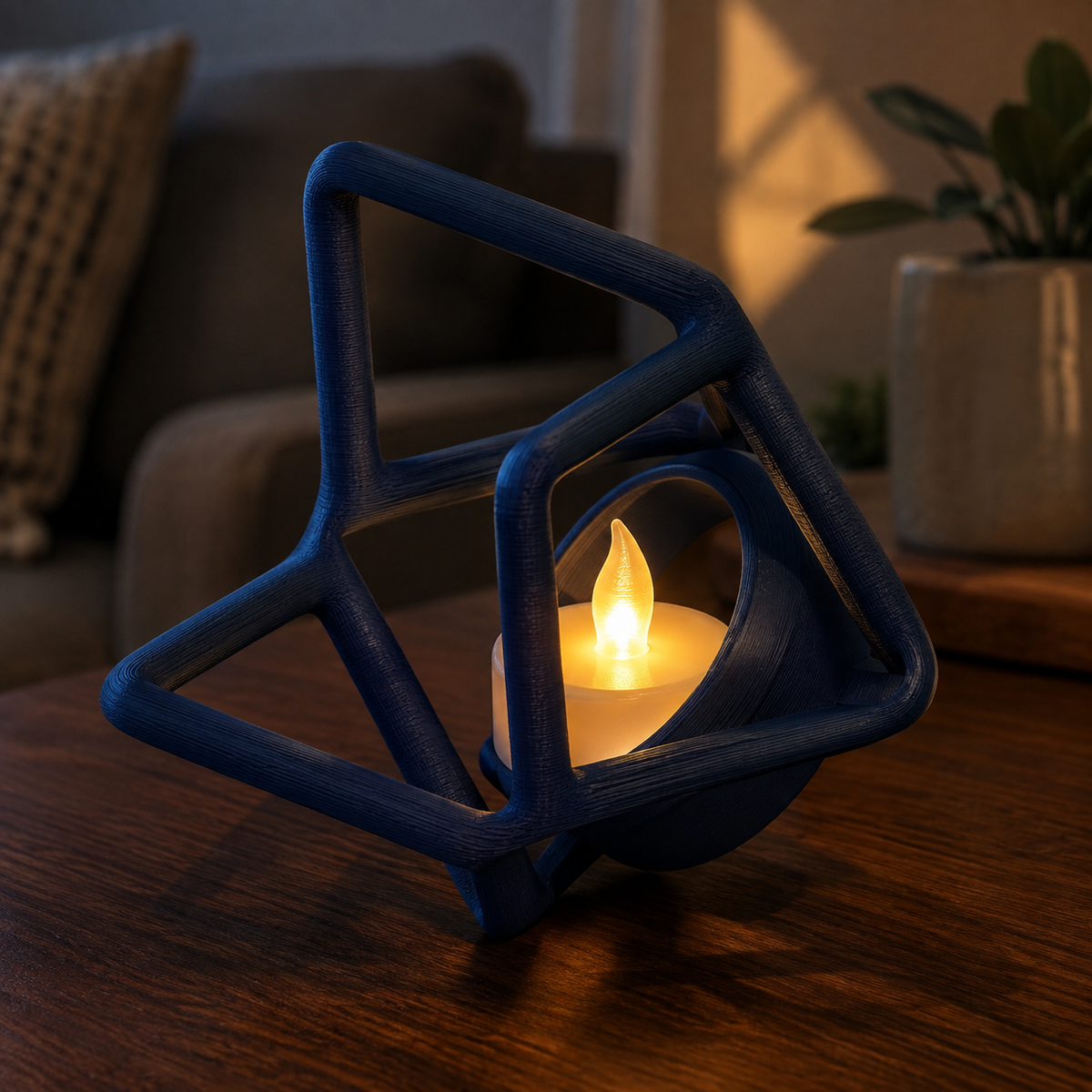 Origami Tealight Holder Print STL File