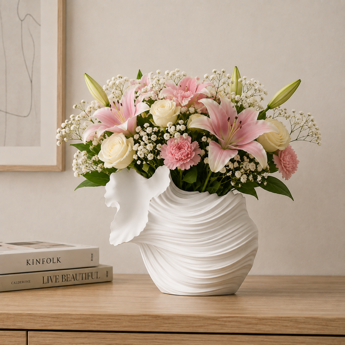 Twisted Blossom Vase Print STL File