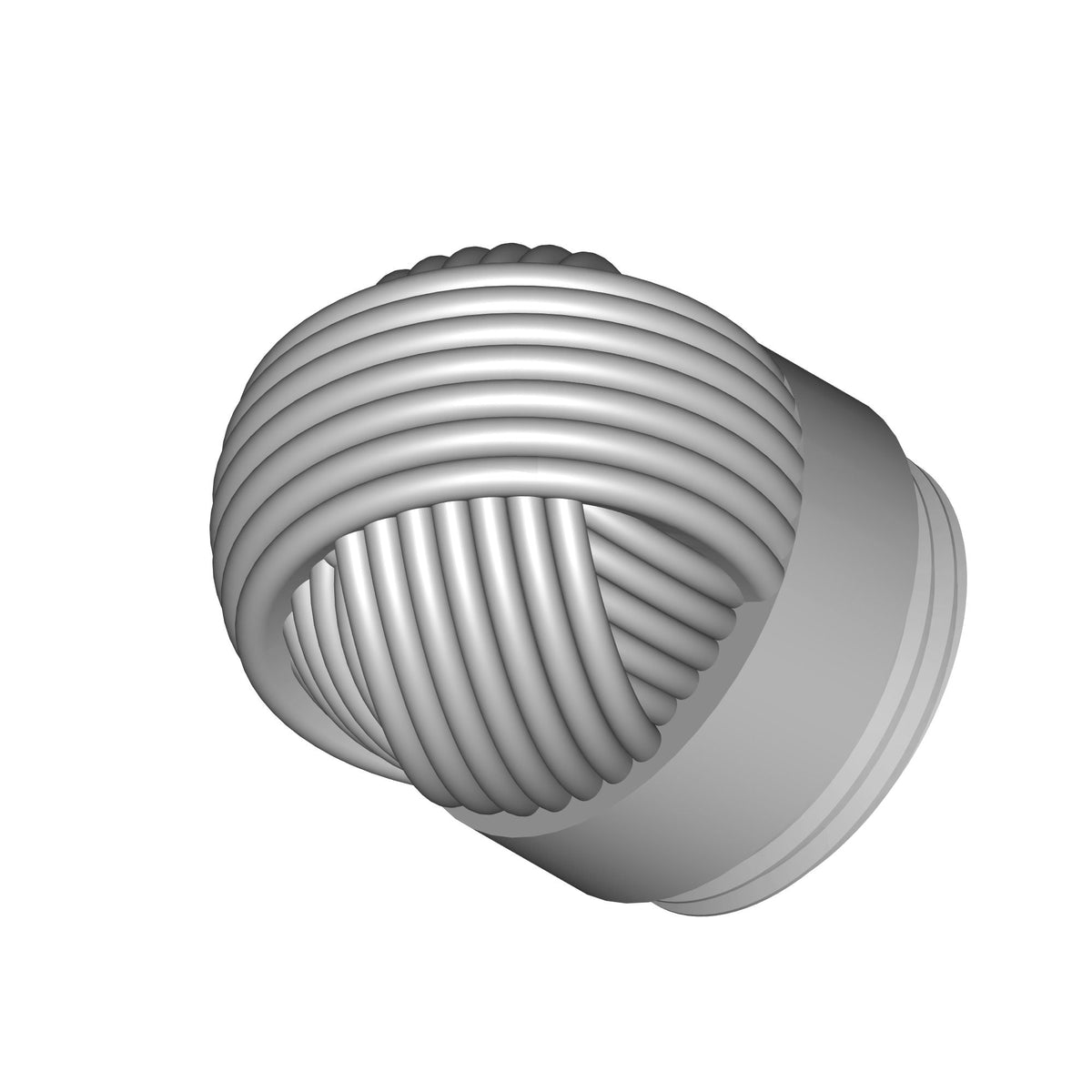 Threaded Yarn Ball Storage Container Print STL File
