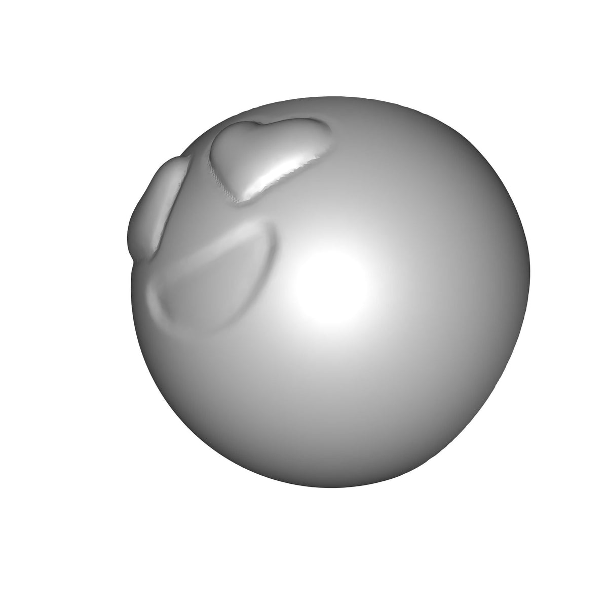 3D Emoji Print STL File