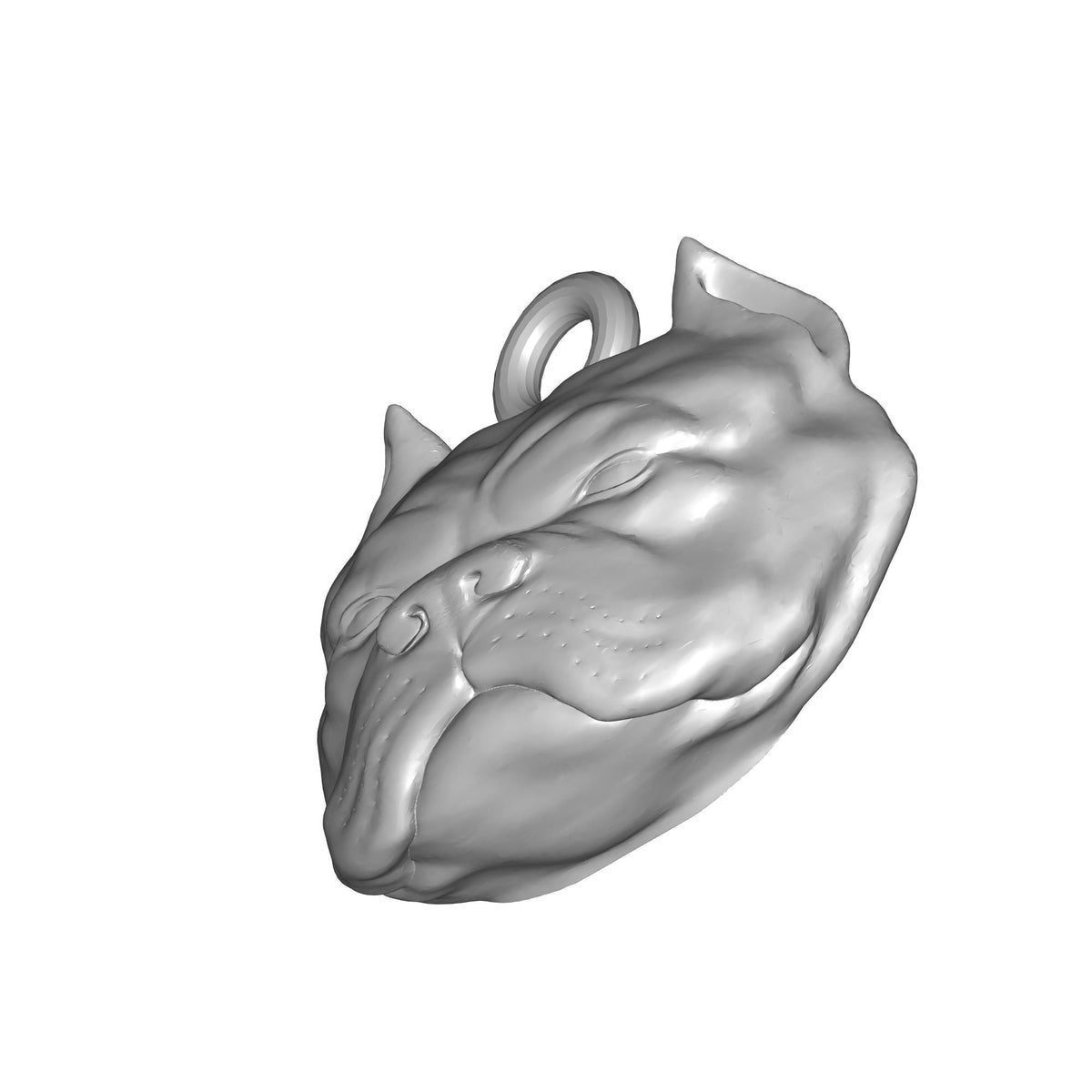 Bulldog Keychain Print STL File
