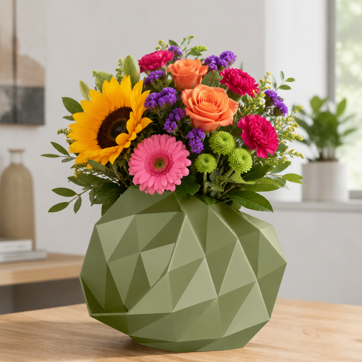 Geometric Planter Pot Print STL File