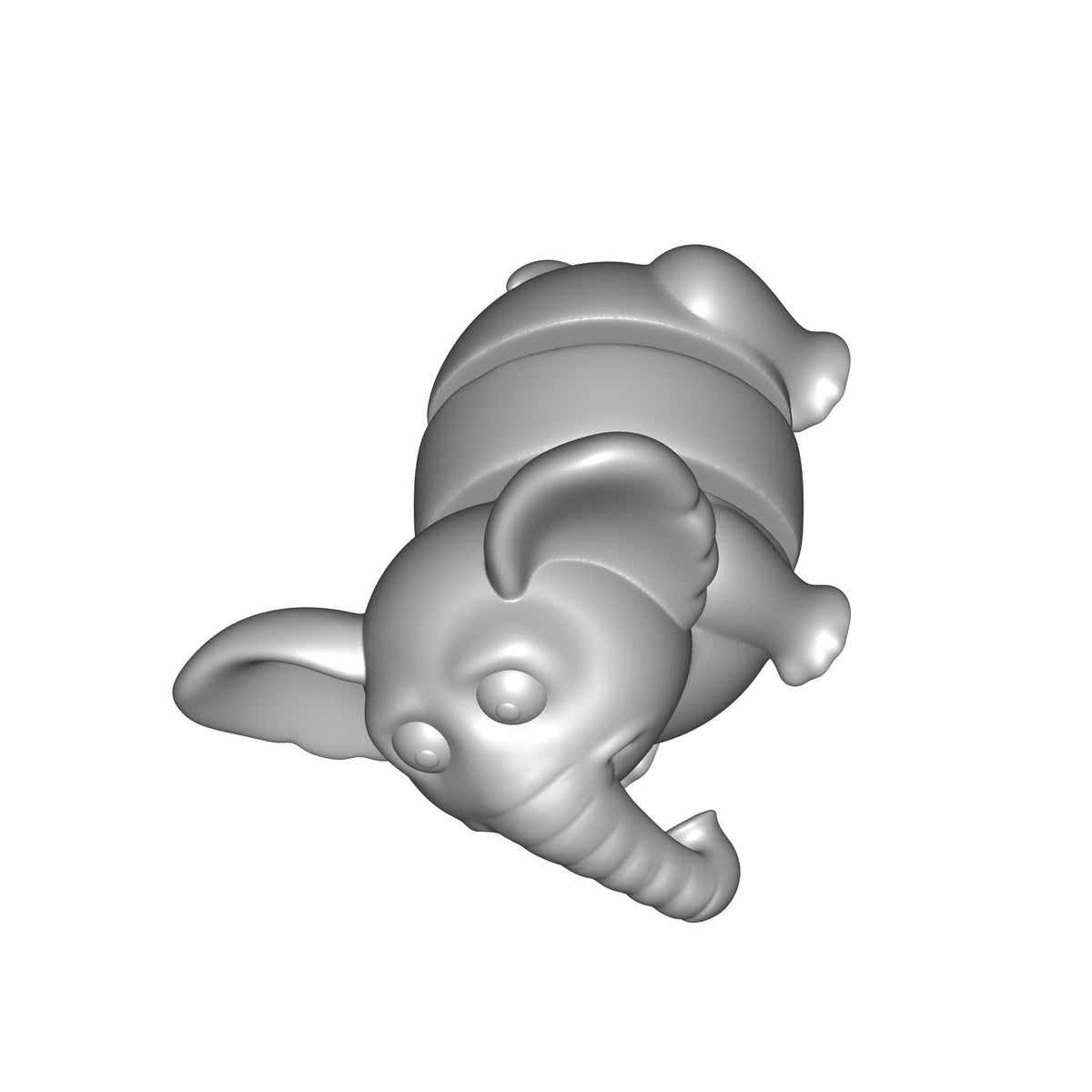 Baby Elephant Figurine Print STL File