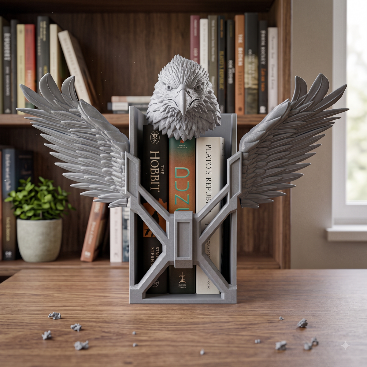 Eagle Book Holder Bookend Print STL File