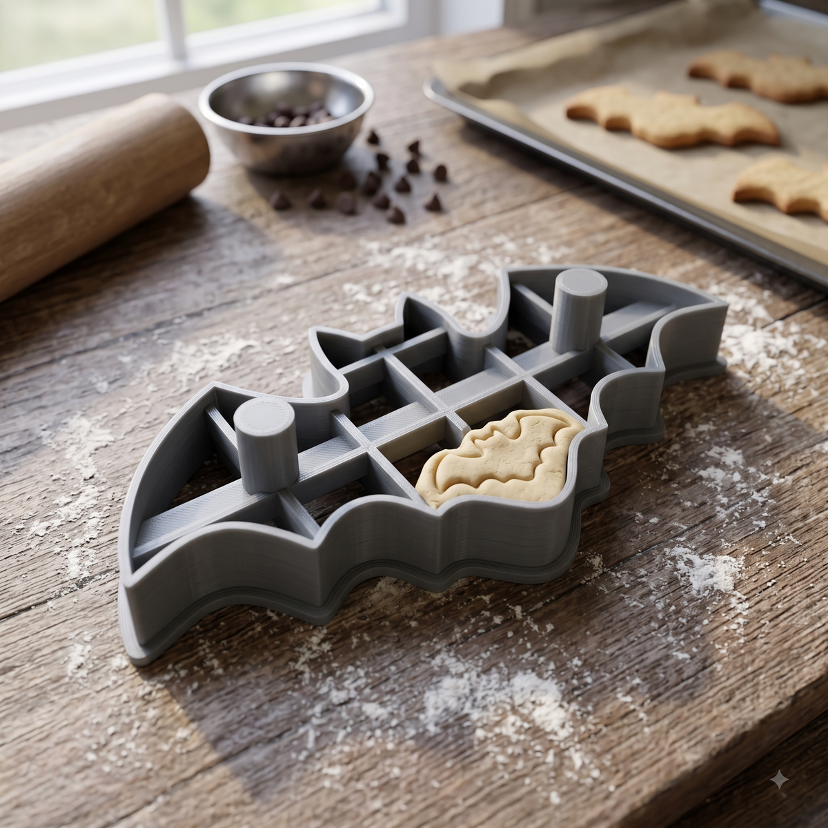 Halloween Cookie Cutter Extruded Print STL File