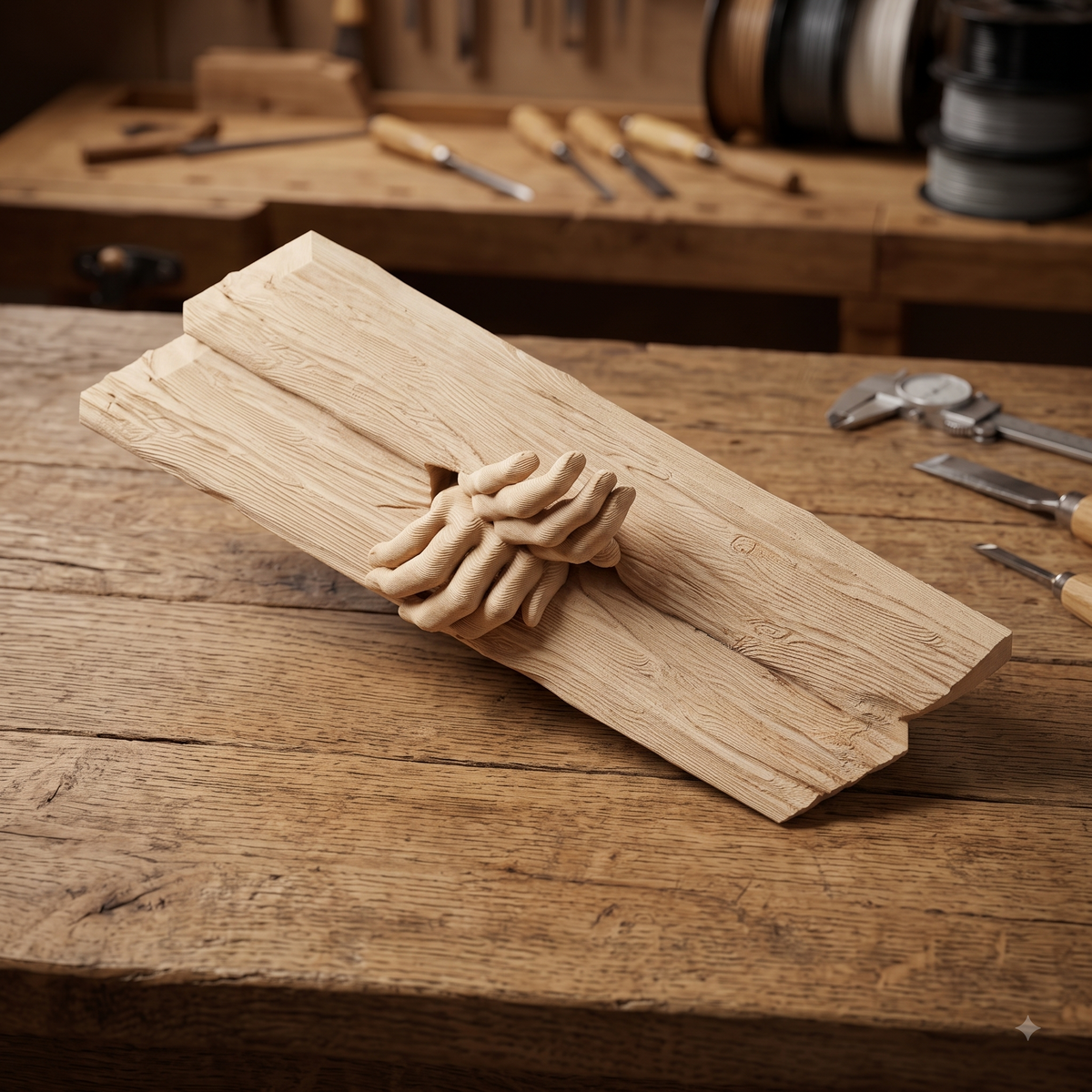Tree Branch Hand Sculpture Print STL File