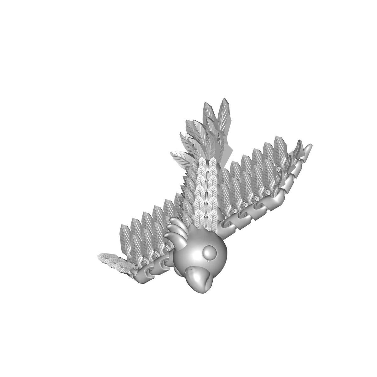 Pocket Cockatoo Keychain Print STL File