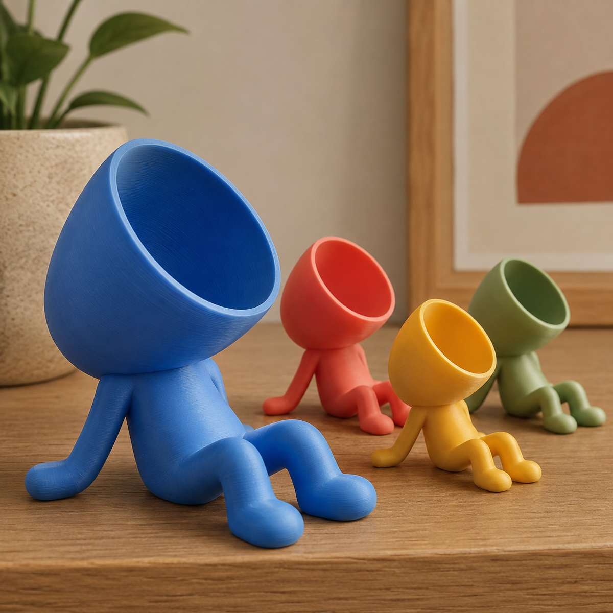 Robert Character Set with 3 Mini Figures Print STL File
