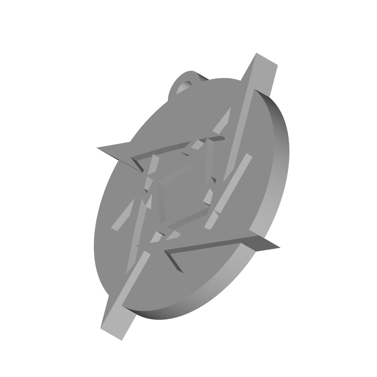 Metallica Logo Keychain Print STL File