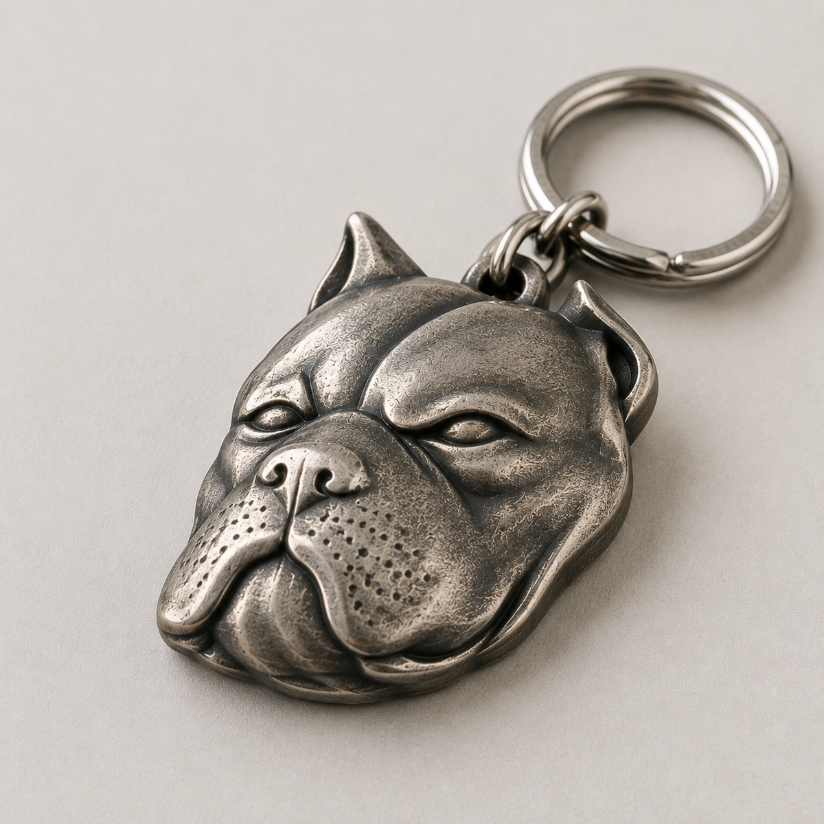 Bulldog Keychain Print STL File