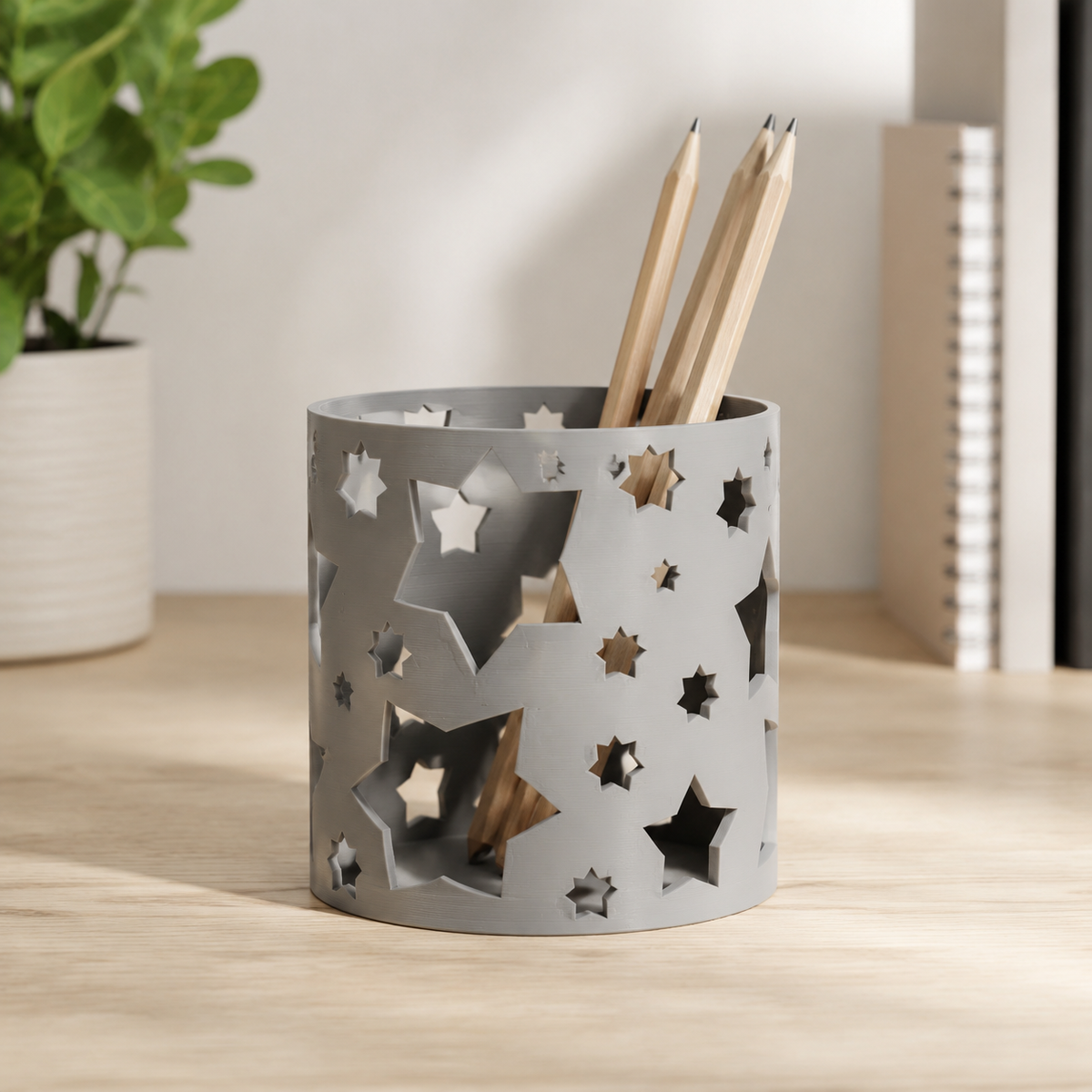 Simple Pen Holder Print STL File