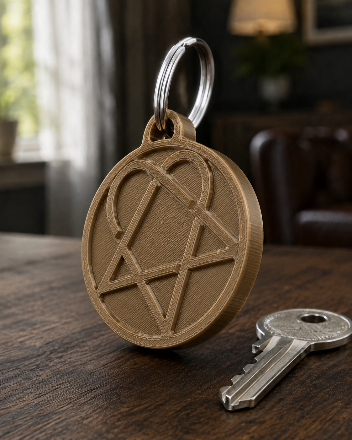 HIM Band Logo Keychain Print STL File