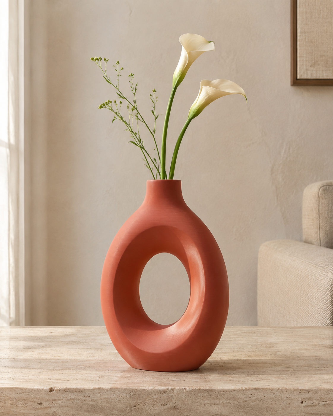Torus Form Decorative Vase Print STL File