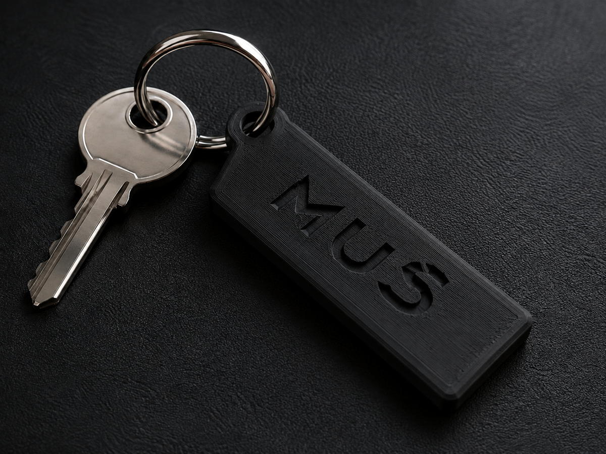 Muse Band Logo Keychain Print STL File