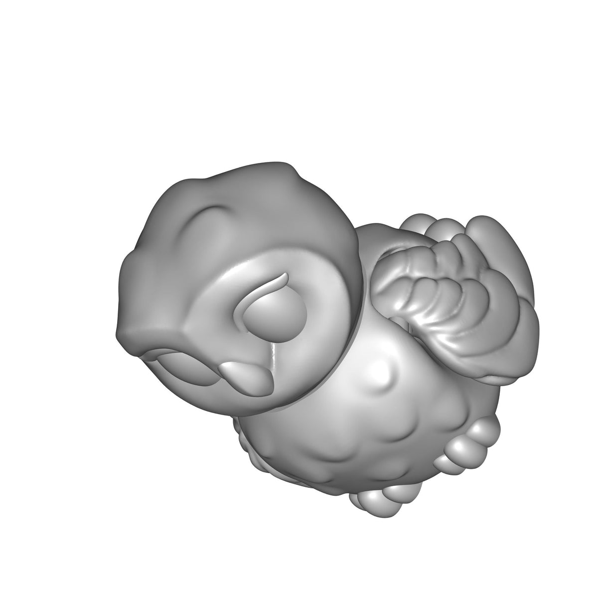Snowy Owl Figurine Print STL File
