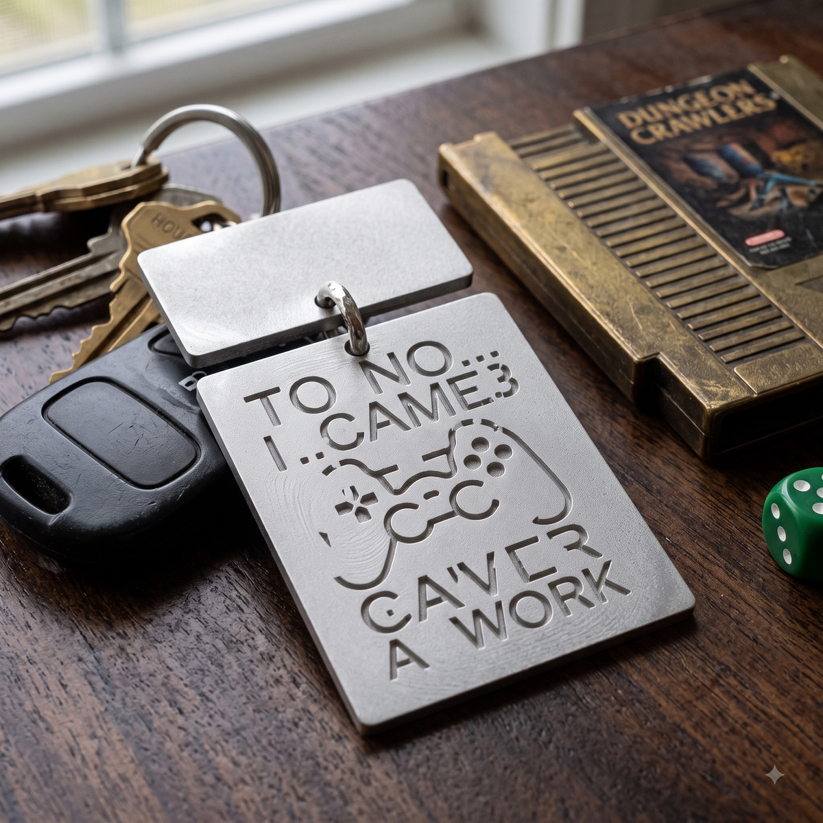 Game Themed Keychain Print STL File