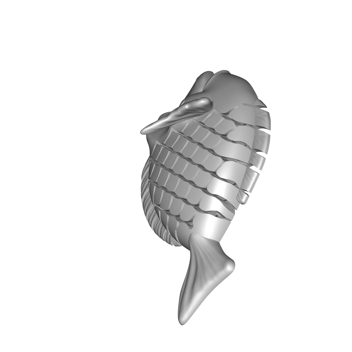 Blue Tang Right Side Monocolor Component Print STL File