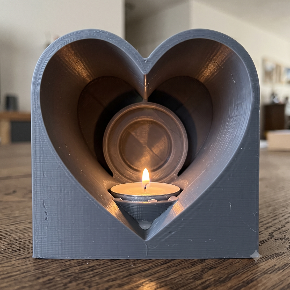 Heart Tealight Holder Print STL File