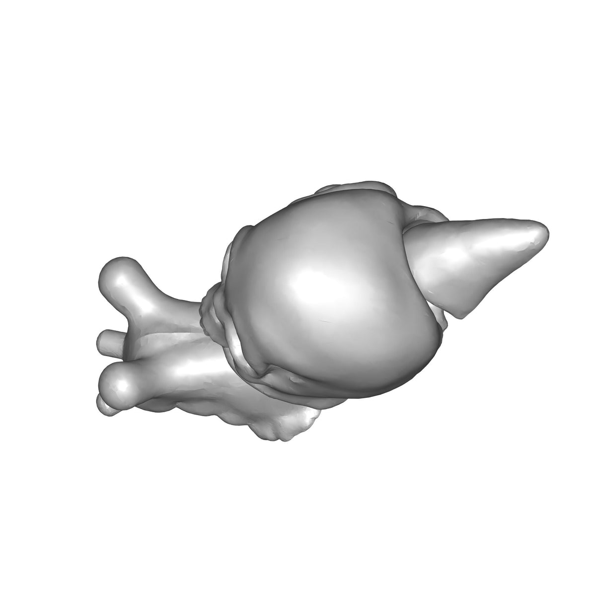 Skull Snail Figurine Print STL File