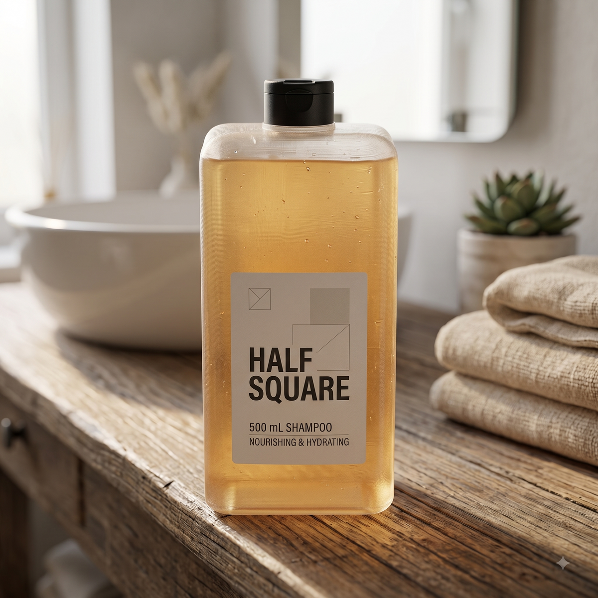 Half Square 500 Ml Container Print STL File