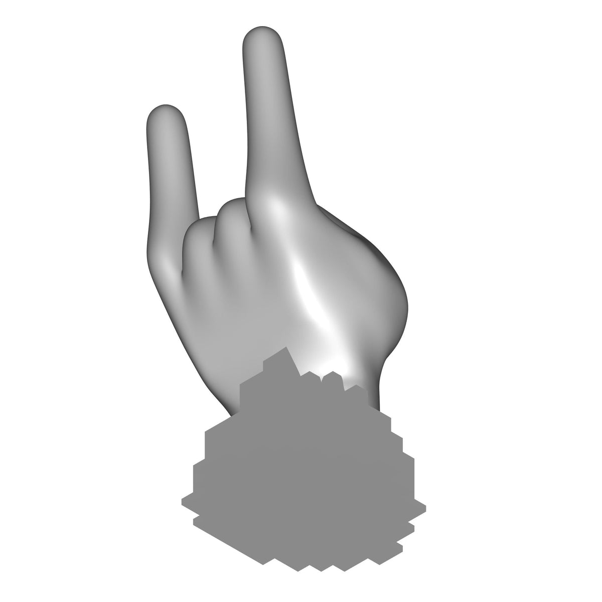 Hand Shaped Game Controller Holder Print STL File