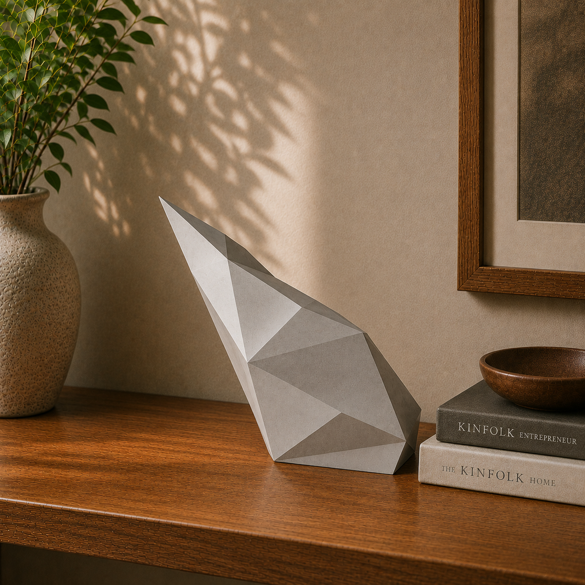 Geometric Cone Art Print STL File