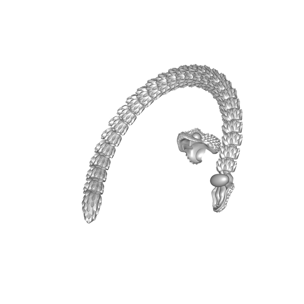 Articulated Viper Snake Print STL File