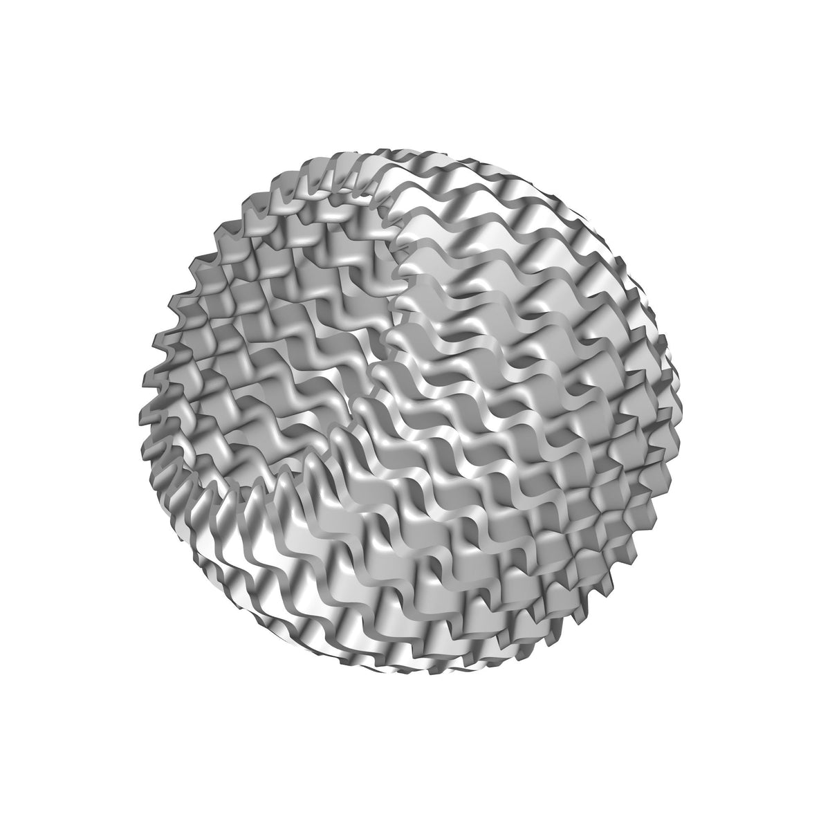 Wave Pattern Decorative Vase Print STL File