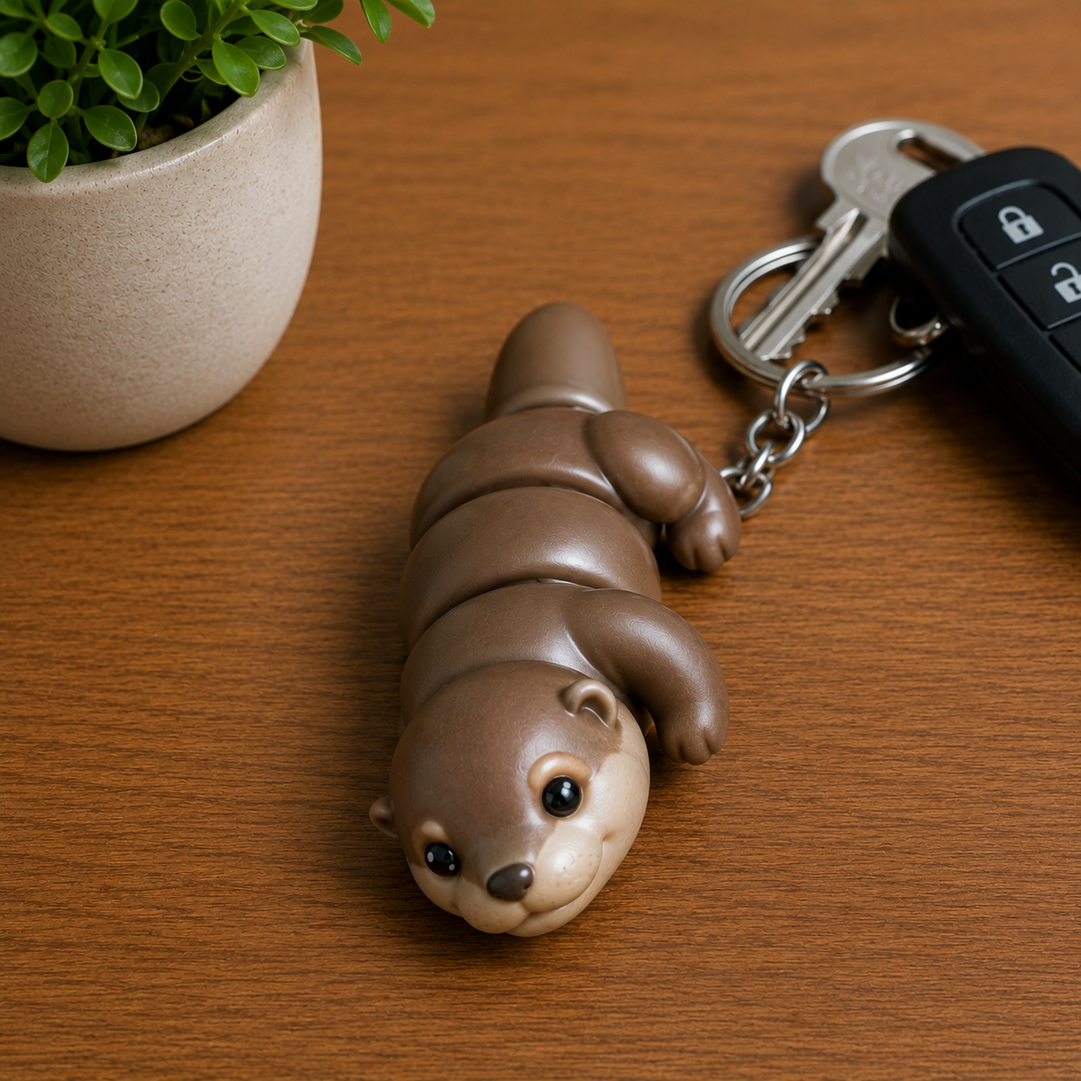 Baby Otter Figurine Print STL File