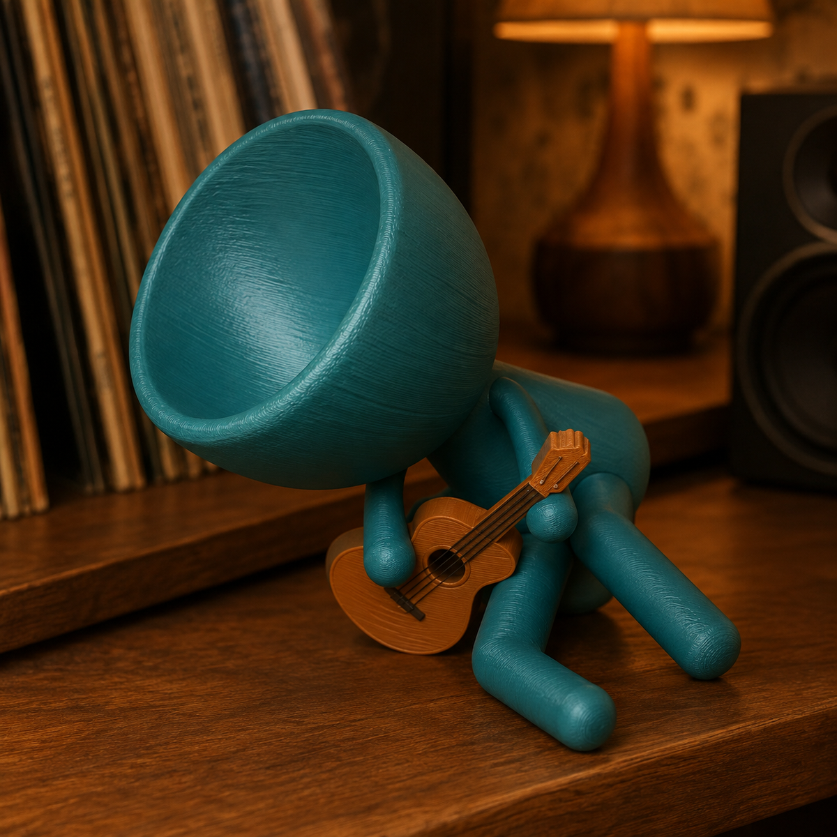 Robert Guitar Figurine Print STL File