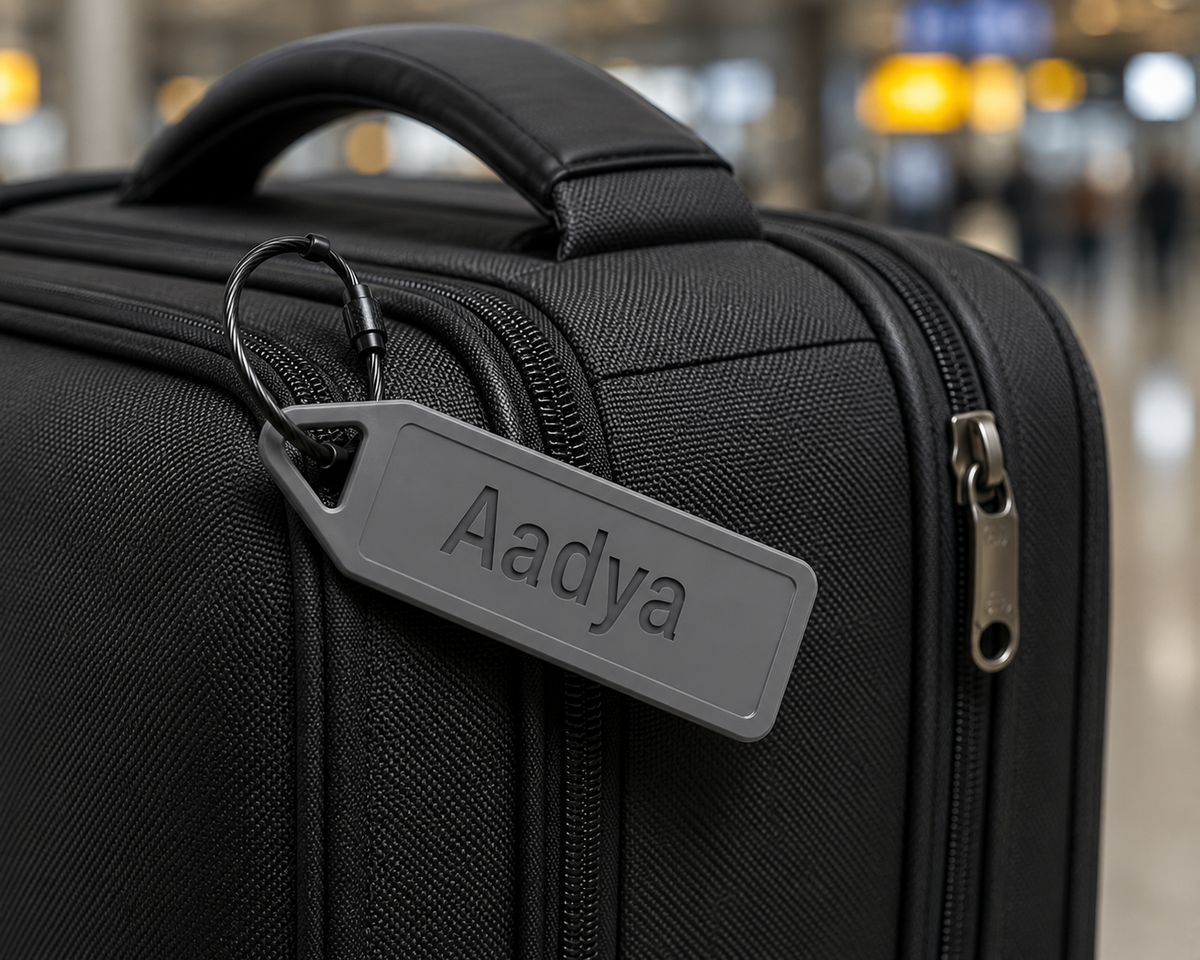 Personalized Name Tag Aadhya Print STL File