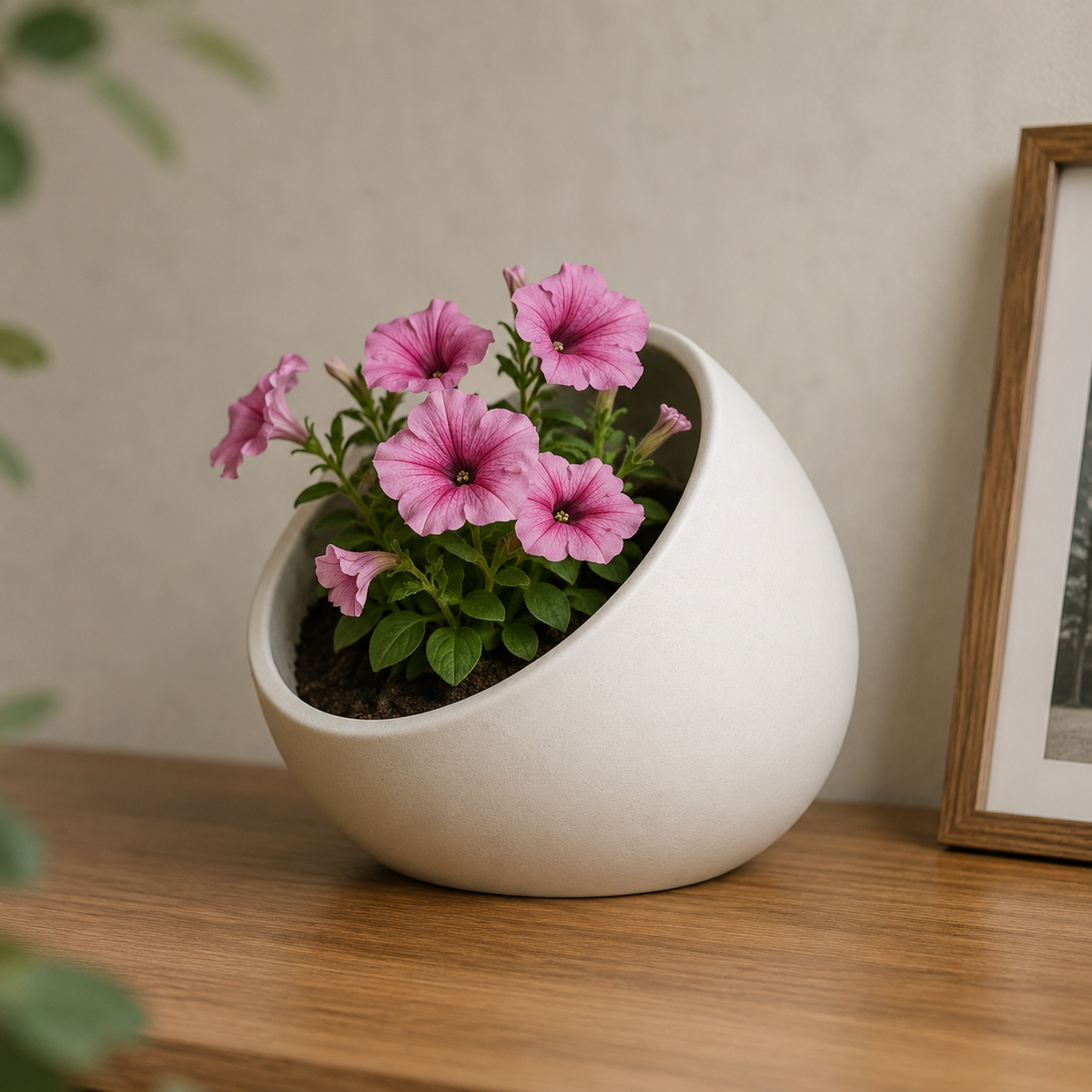 Cross Legged Character Planter Head Component Print STL File