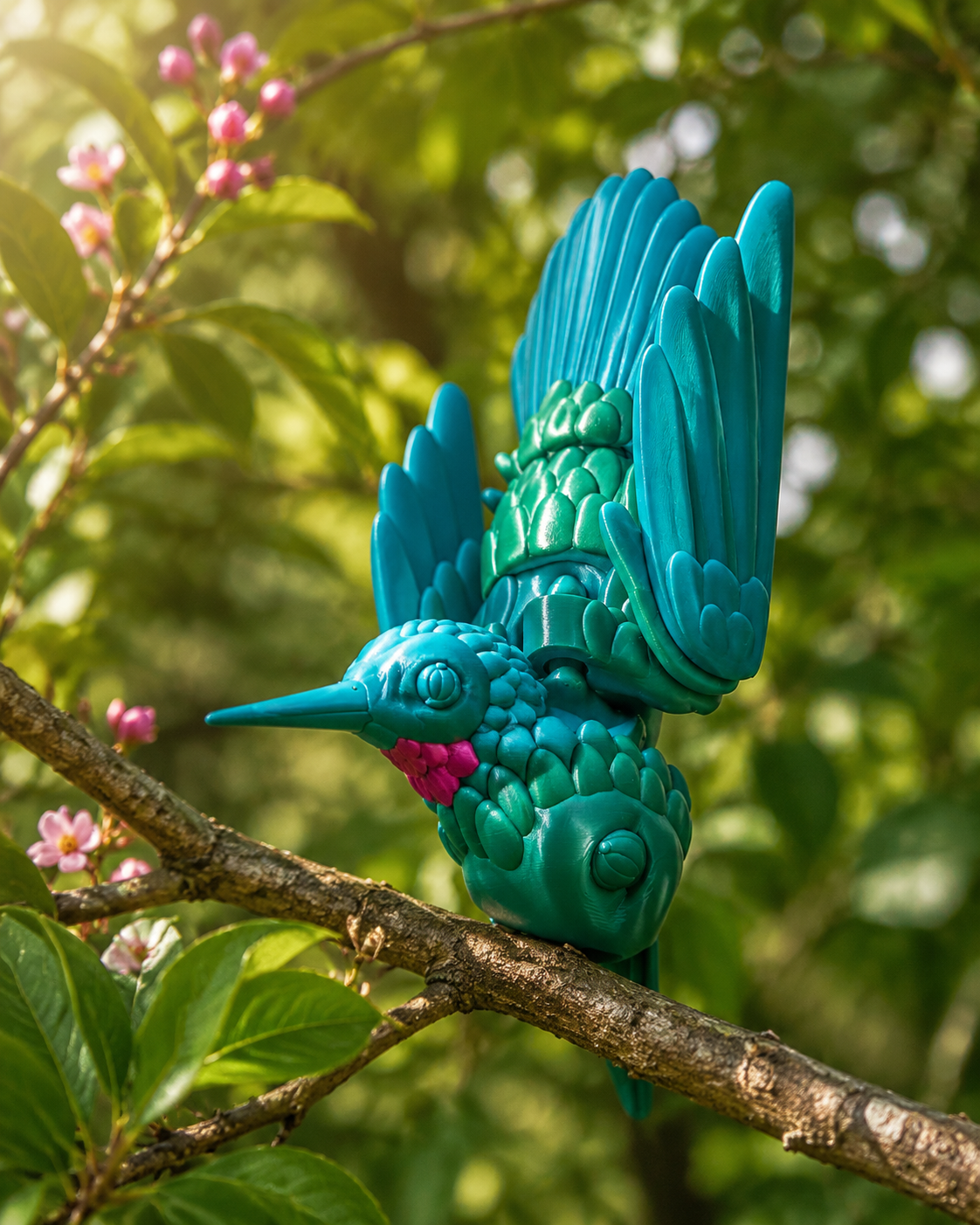 Hummingbird Figurine Print STL File