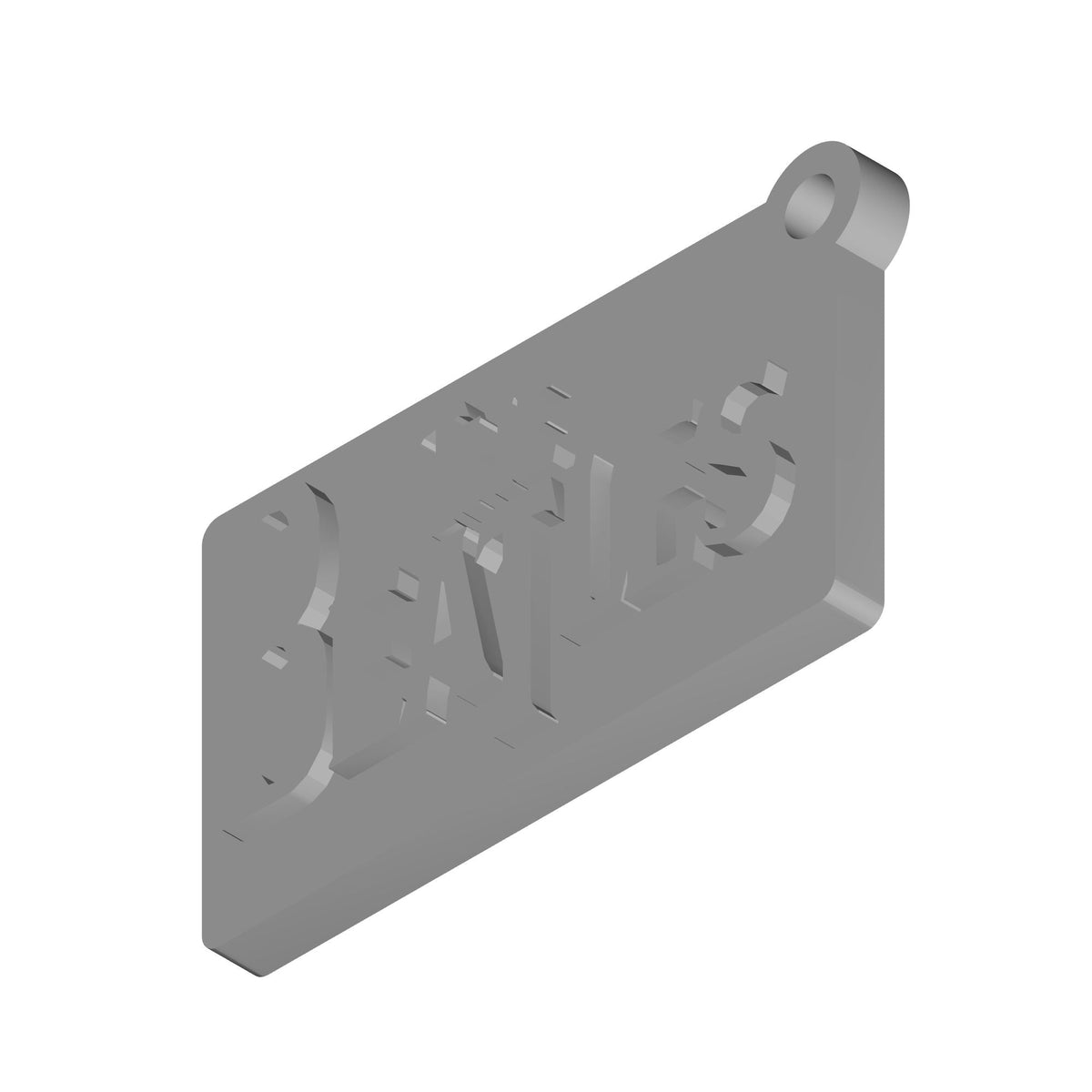 The Beatles Logo Keychain Print STL File