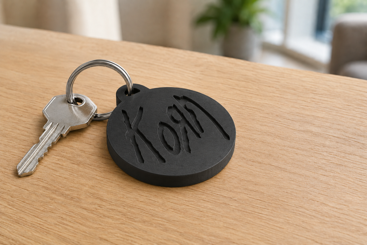 Korn Band Logo Keychain Print STL File