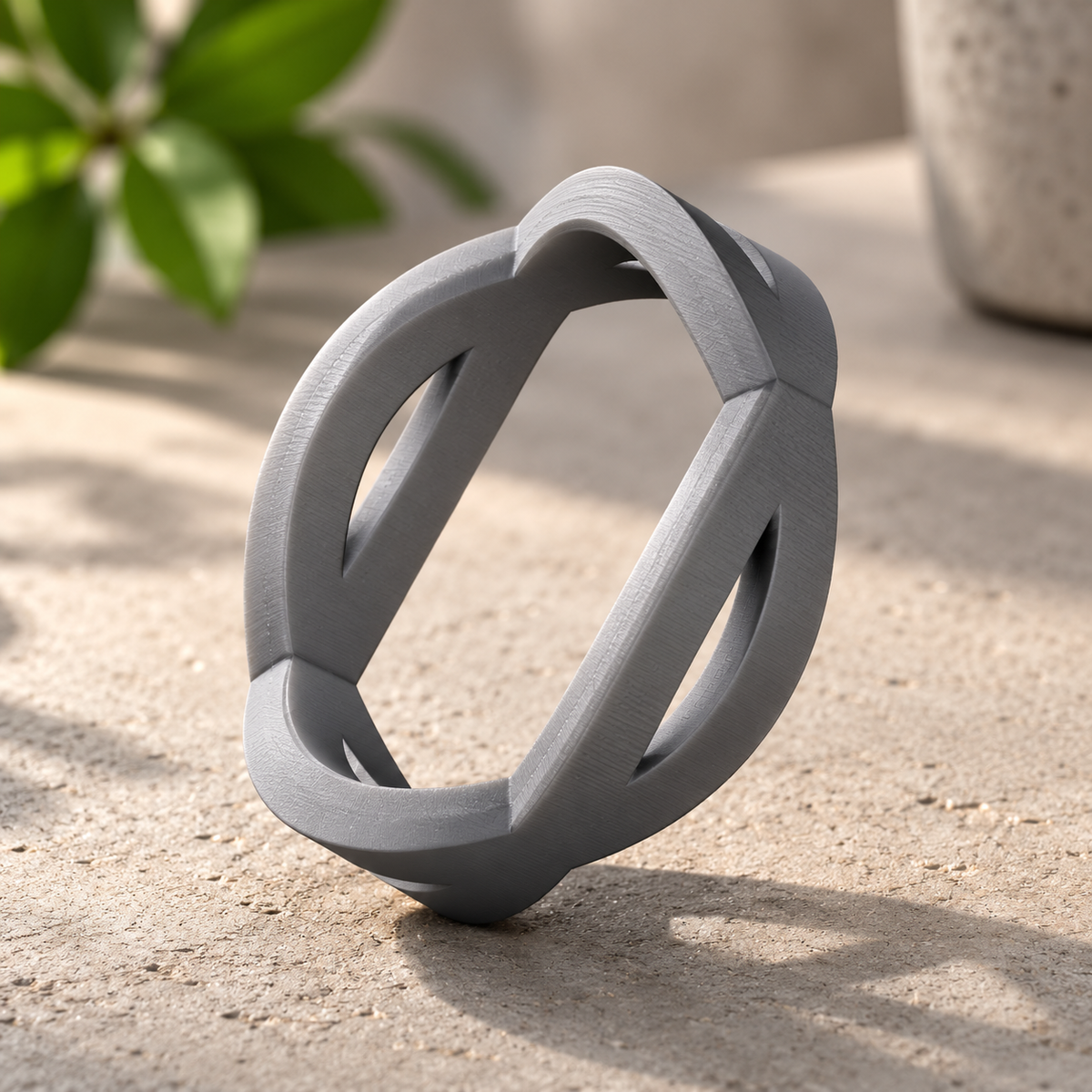 Crossed Ring Print STL File