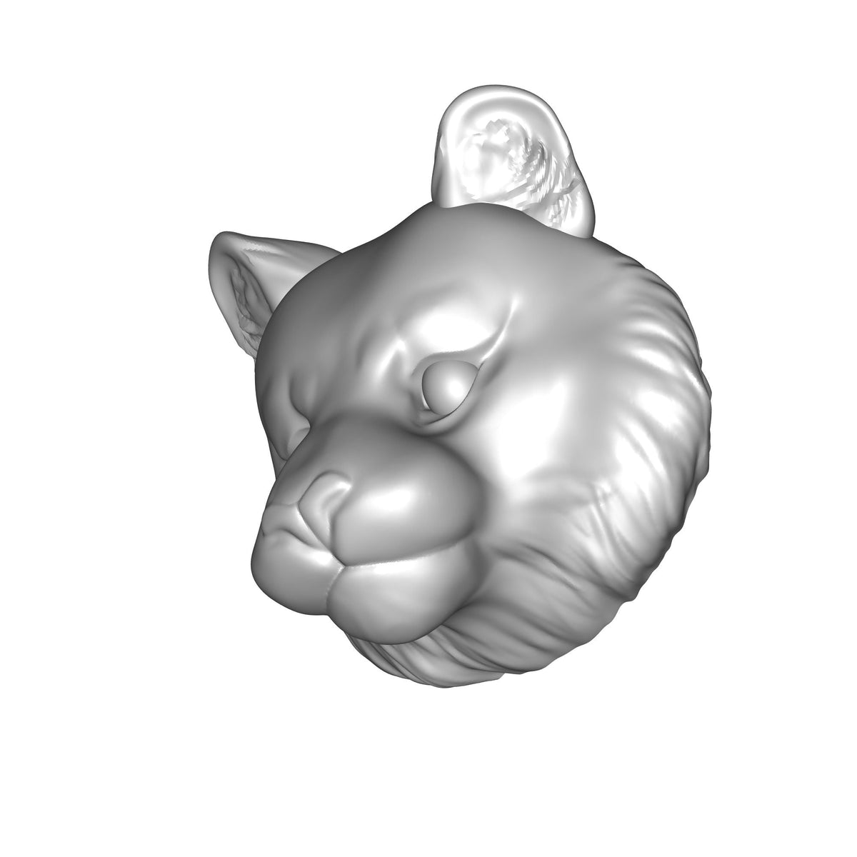 Tiger Figurine Body Component Print STL File