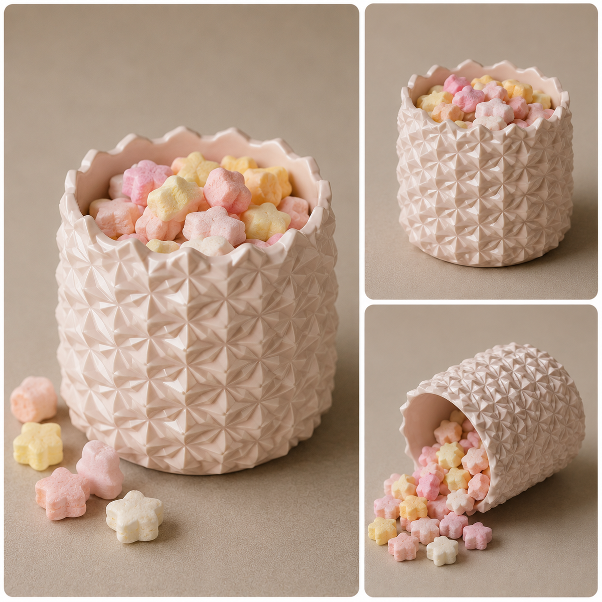 Star Candy Planter Container Print STL File