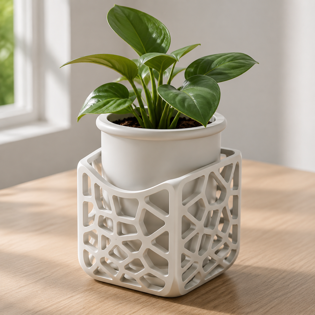 Self Watering Planter with Stand - Print STL File